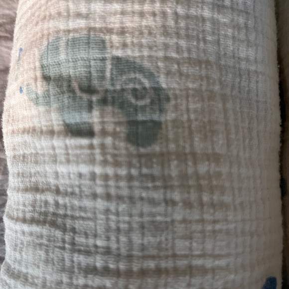 Lot of 4 Aden + Anais  Cotton Swaddling Blankets Baby Swaddle Monkey Hippo Logo - Picture 7 of 7
